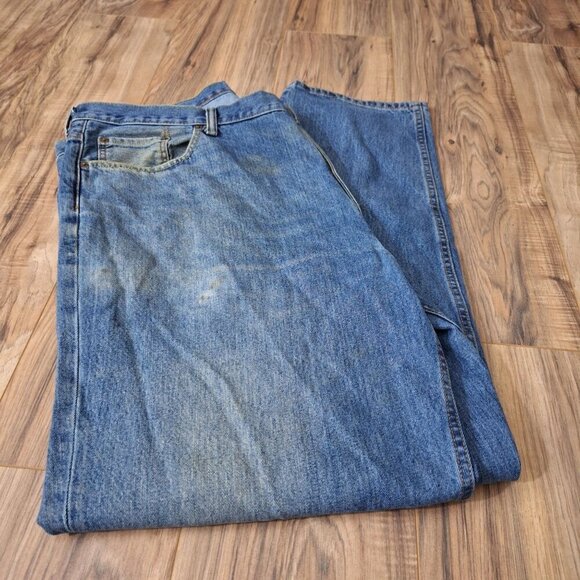 Levi Strauss & Co. 560 Mens Loose Fit Jeans W44 L34 Blue Denim